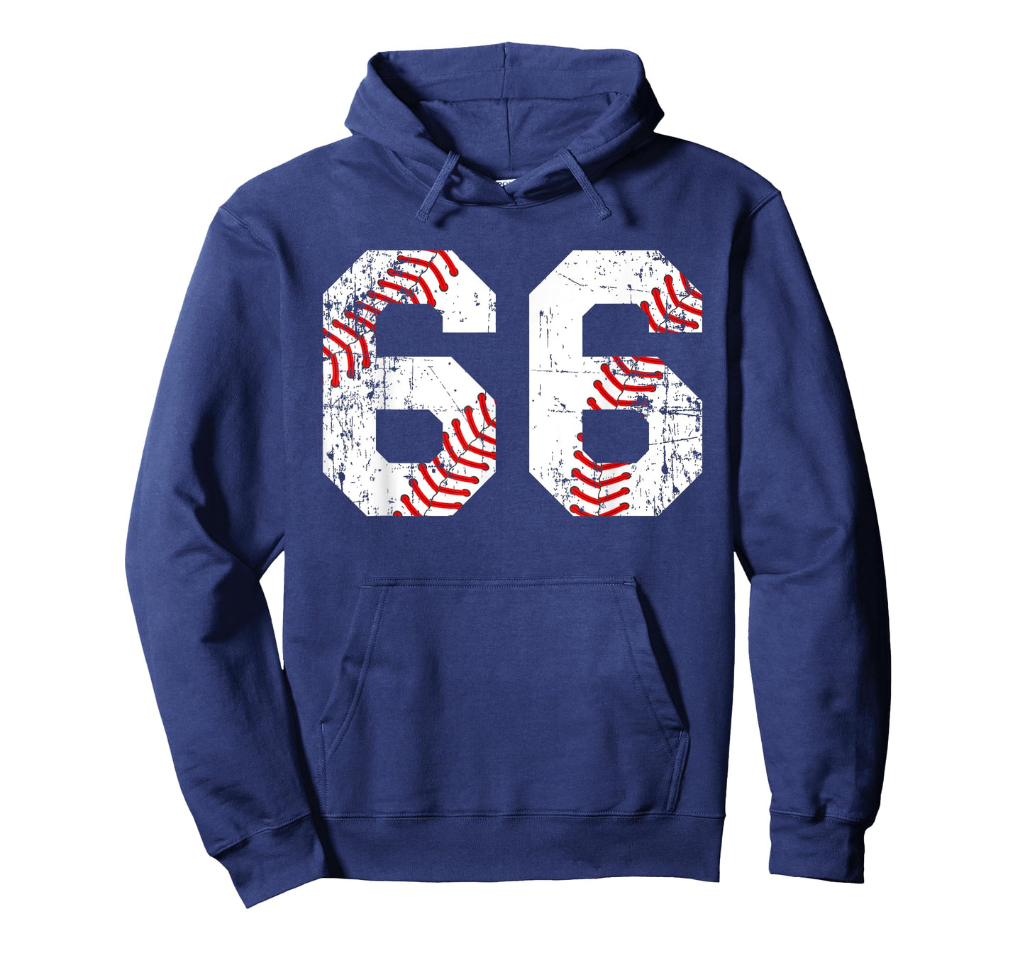 Vintage Baseball 66 Jersey Number T-Shirt