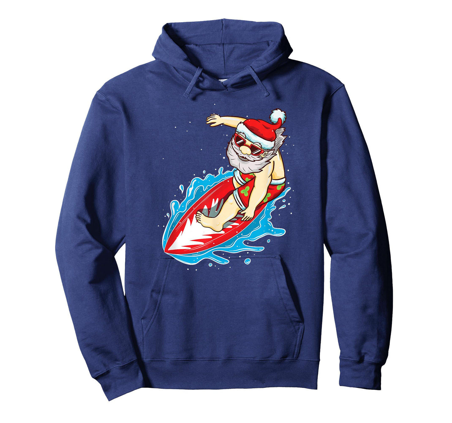 Santa Surfing Christmas in July Shirt T-Shirt