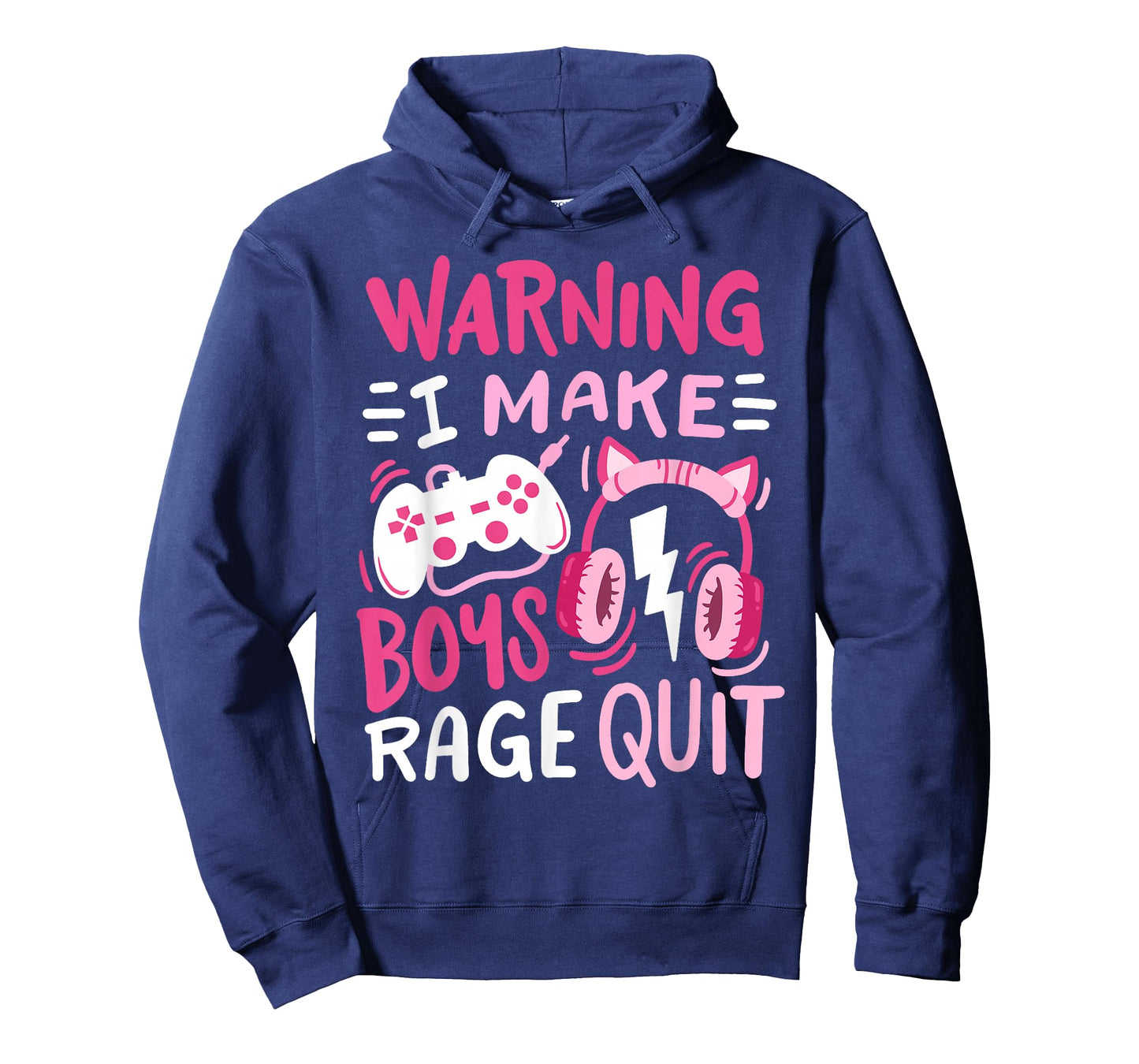 Warning I Make Boys Rage Quit Funny Video Game Gamer Girl T-Shirt