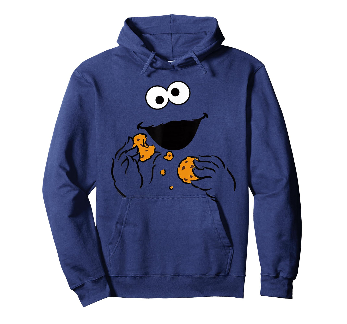Sesame Street Cookie Monster Om Nom Face Halloween Costume T-Shirt