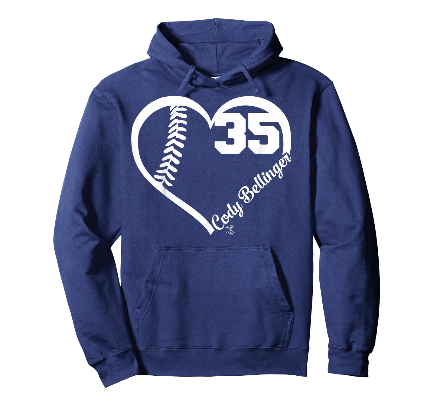 Cody Bellinger Heart Number T-Shirt - Apparel T-Shirt