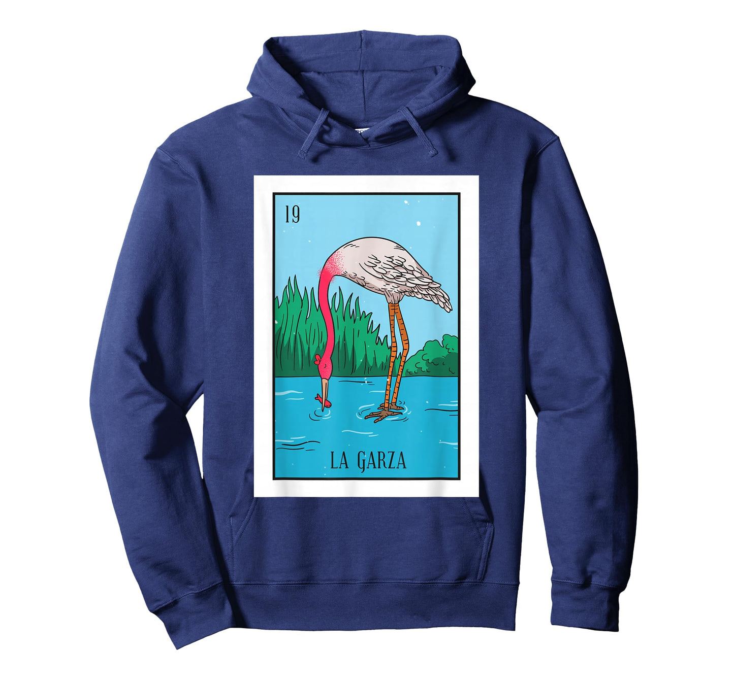 La Garza Lottery Card Gift Heron Card Mexican Lottery T-Shirt