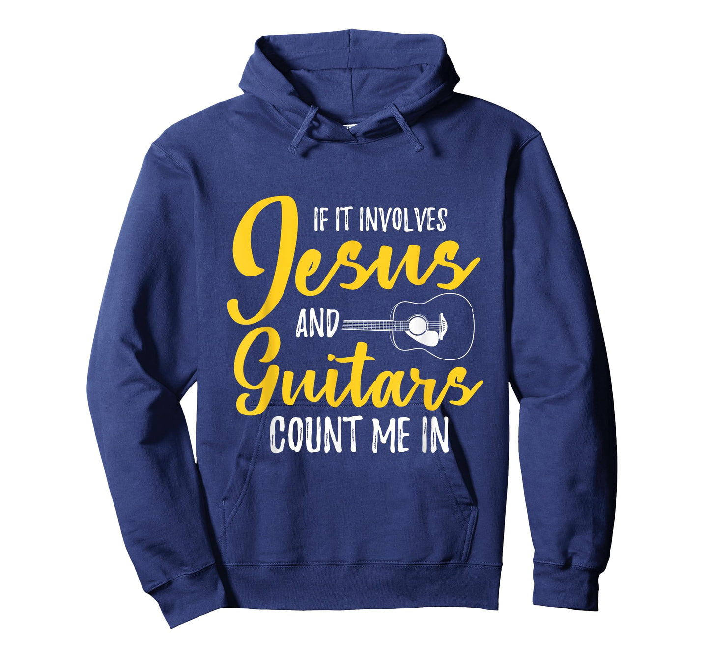 If It Involves Jesus And Guitars Count Me In Jesus T-Shirt