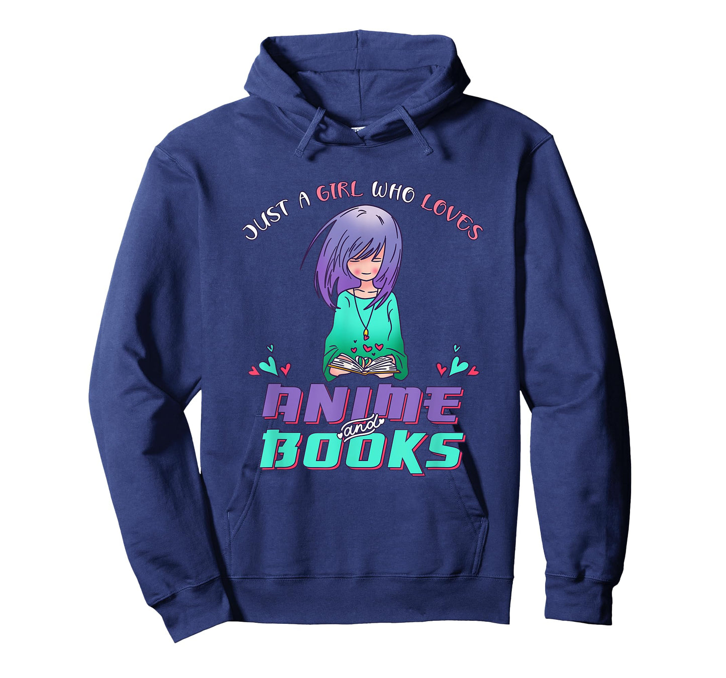 Just a Girl who Loves Anime and Reading Books T-Shirt