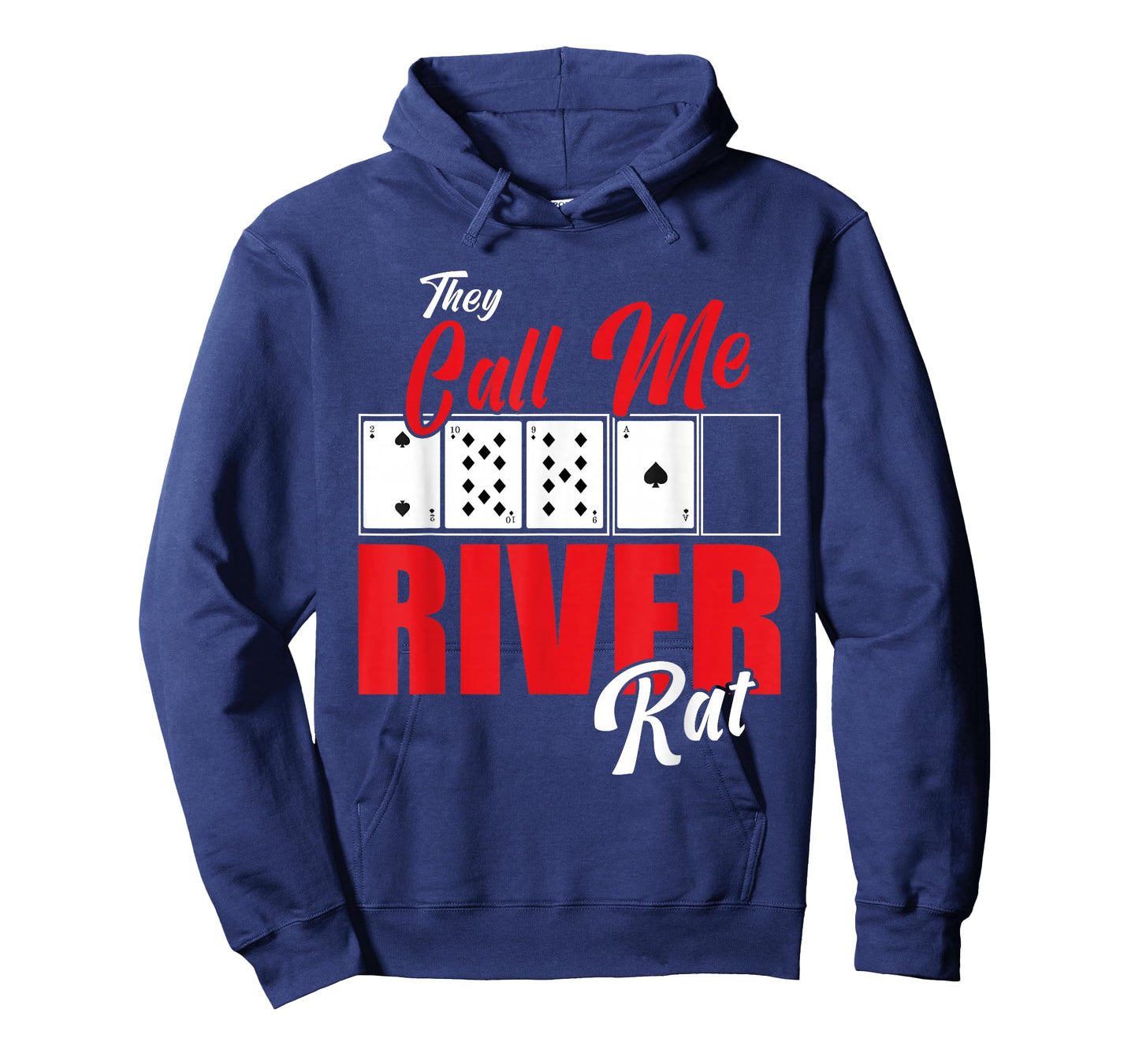 River Rat Poker Game Funny Texas Holdem Casino T-Shirt