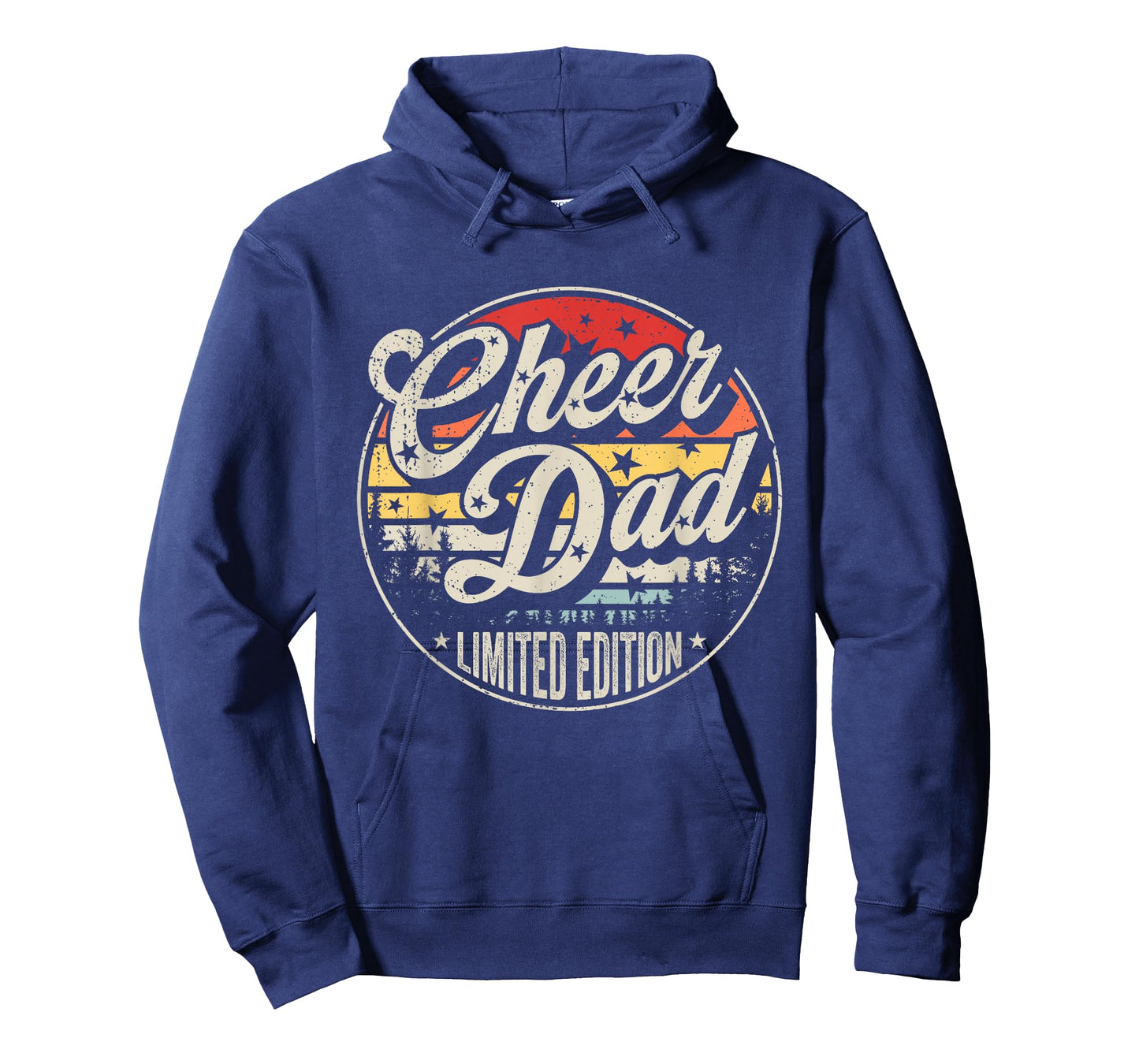 Cheer Dad Cheerleading Dad Retro Vintage Cheerleader Daddy T-Shirt