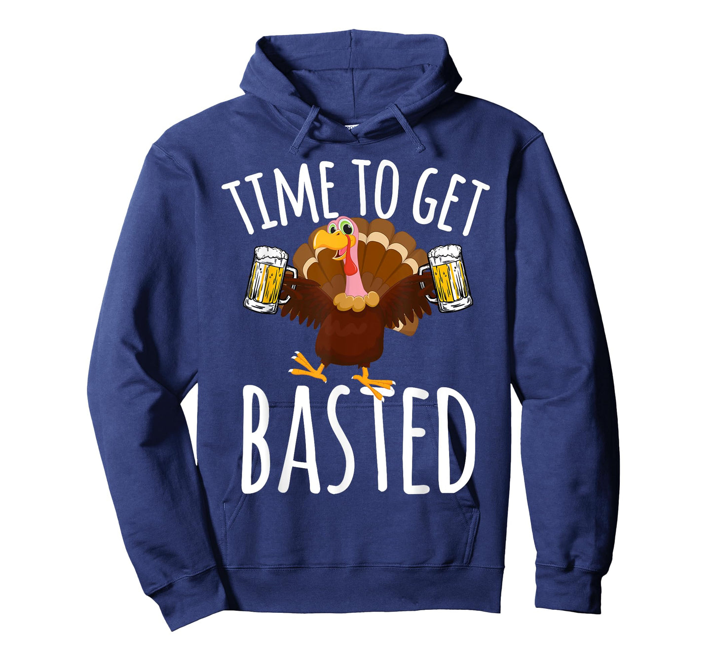 Time To Get Basted Funny Beer Thanksgiving Turkey Gift T-Shirt