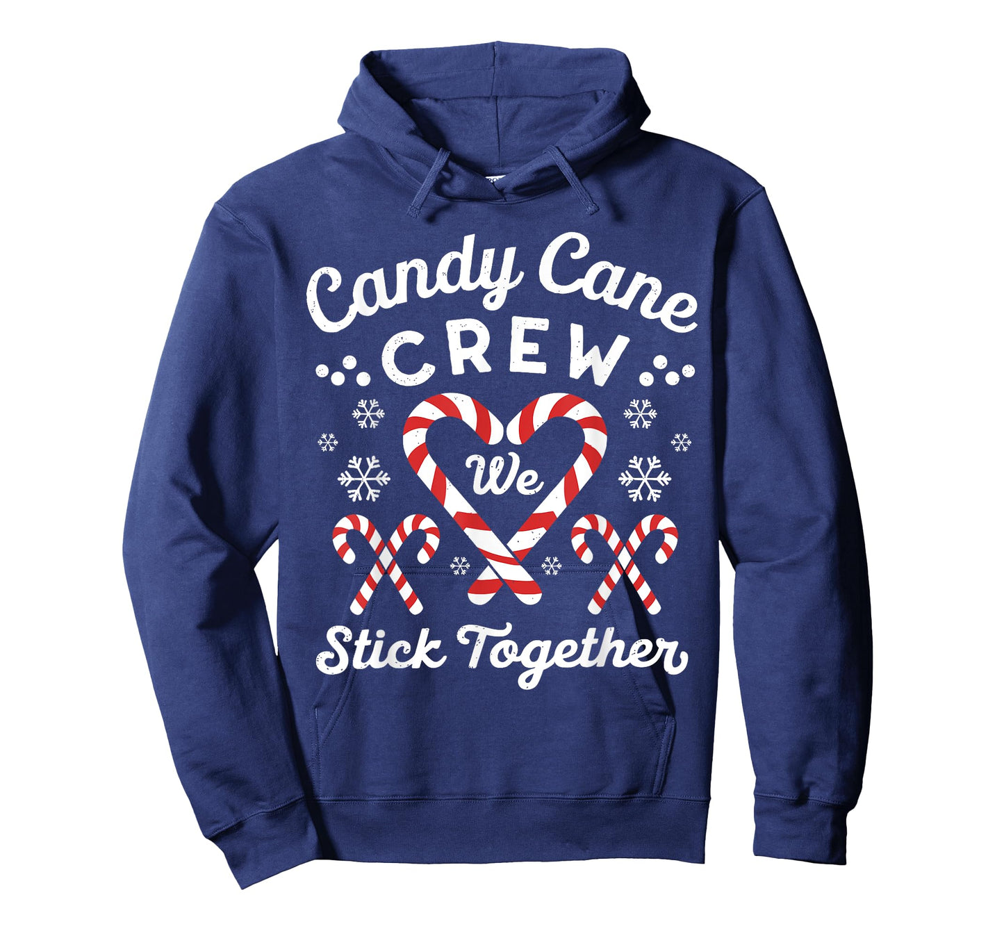 Candy Cane Crew We Stick Together Christmas Couples T-Shirt