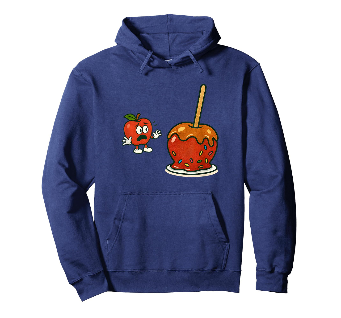Funny Scared Apple Watching Candy Treat T-Shirt