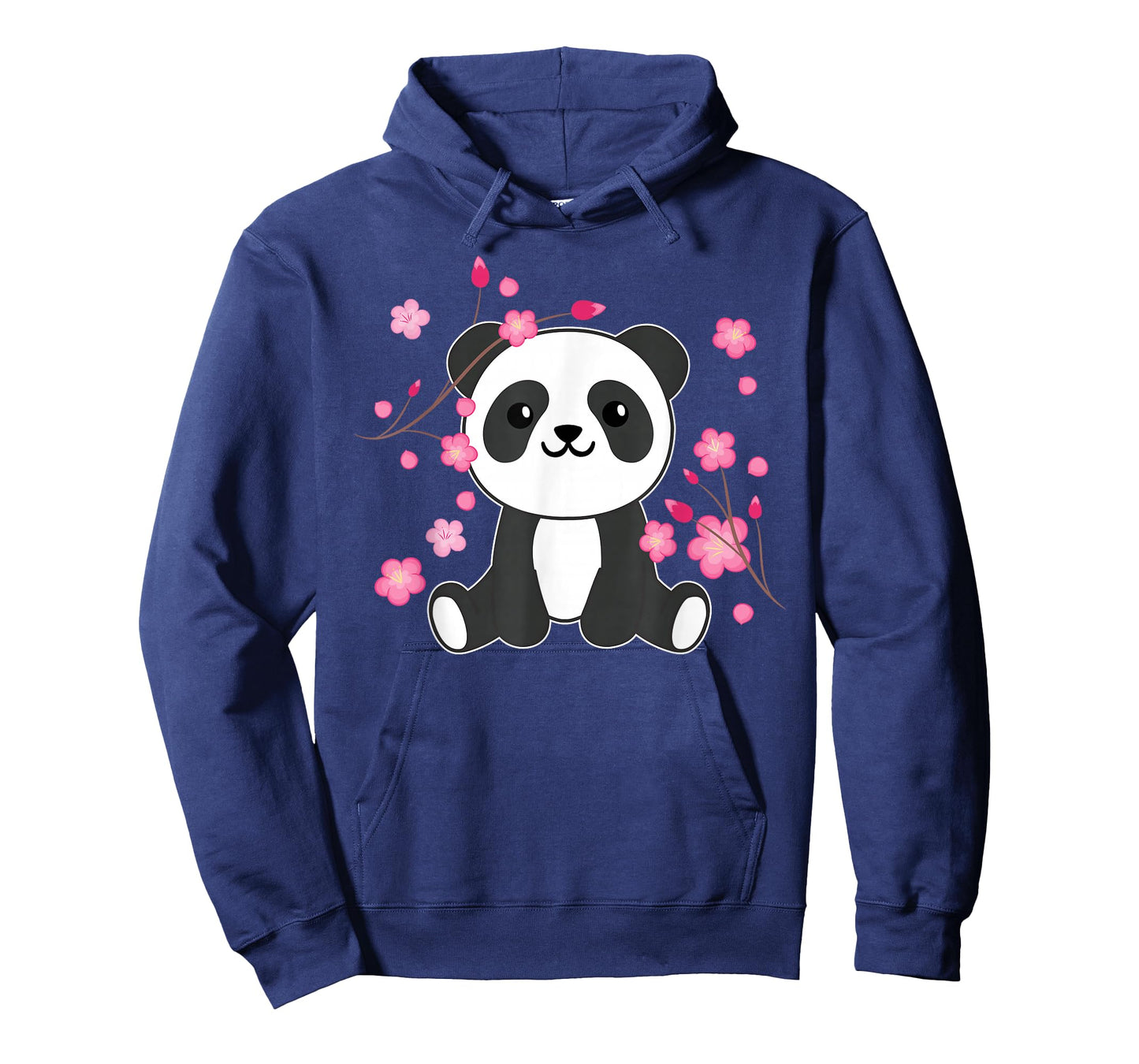 Panda Cute Animals for Children Kawaii Cherry Blossoms T-Shirt
