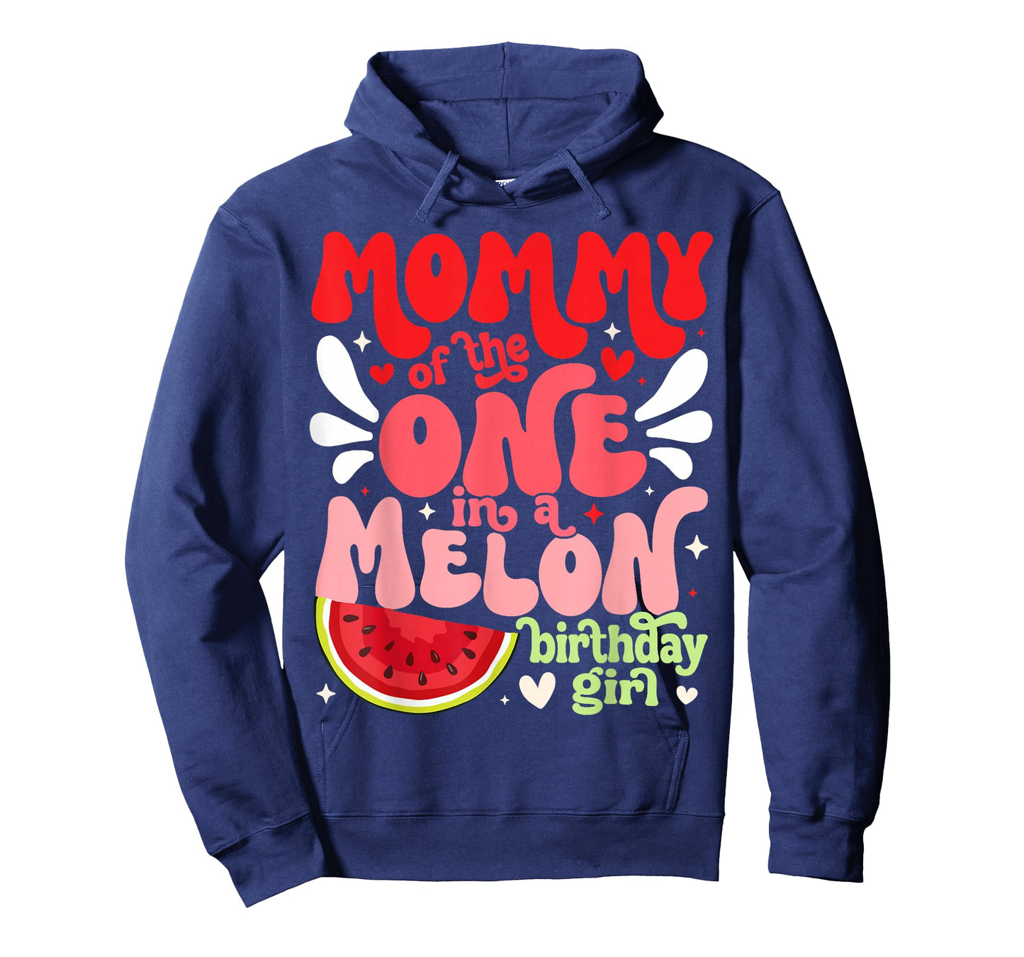 Mommy of the One In A Melon Birthday Girl Watermelon First T-Shirt