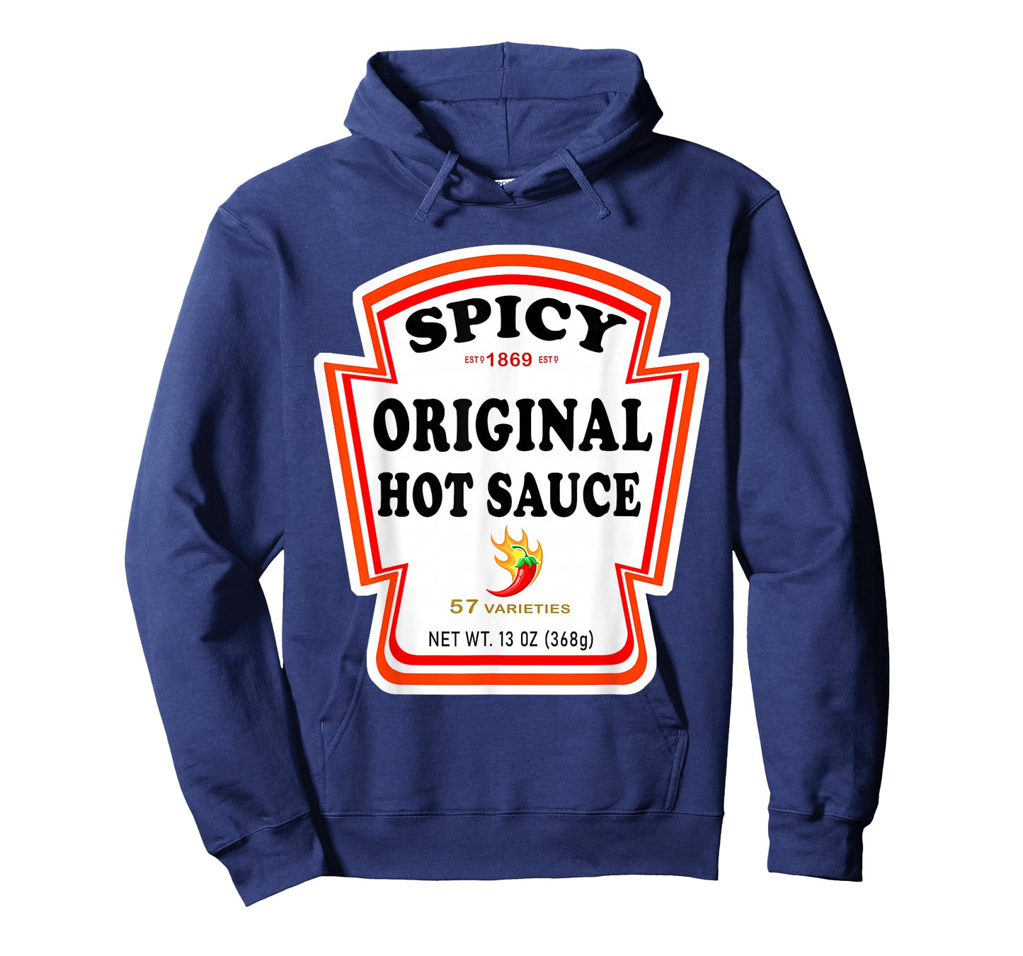 Spicy Chili Sauce Bottle Label Halloween Matching Costume T-Shirt