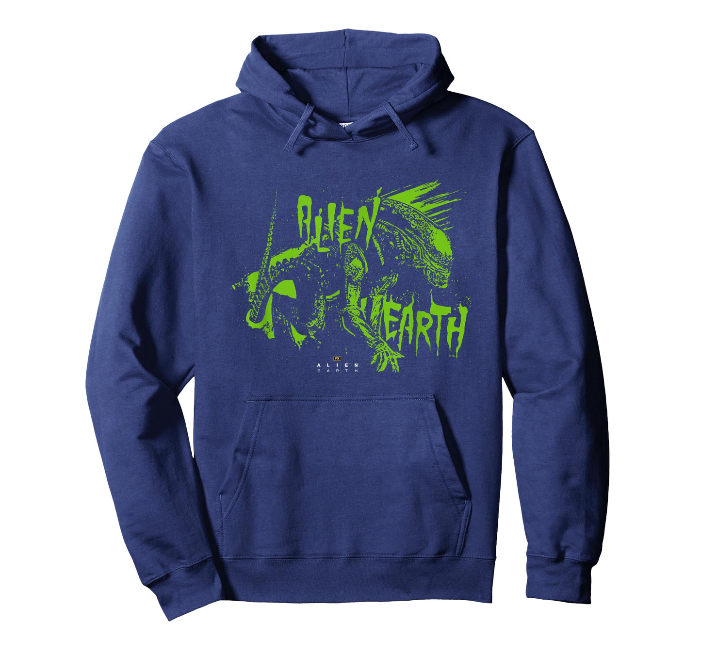 Alien: Earth Xenomorph XX121 Neon Distressed Style T-Shirt