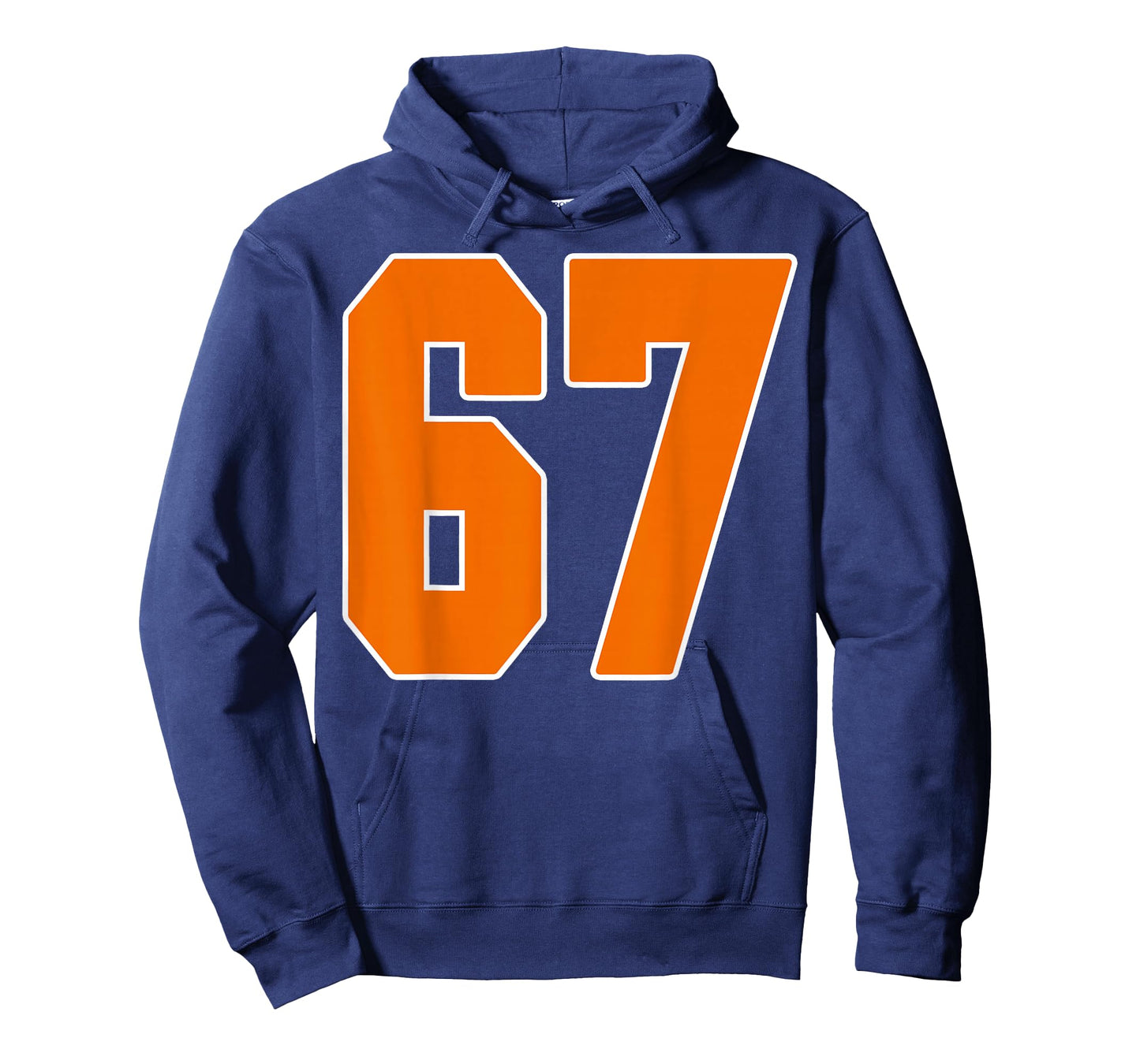 Orange Sports Number 67 Jersey Uniform Player Fan T-Shirt