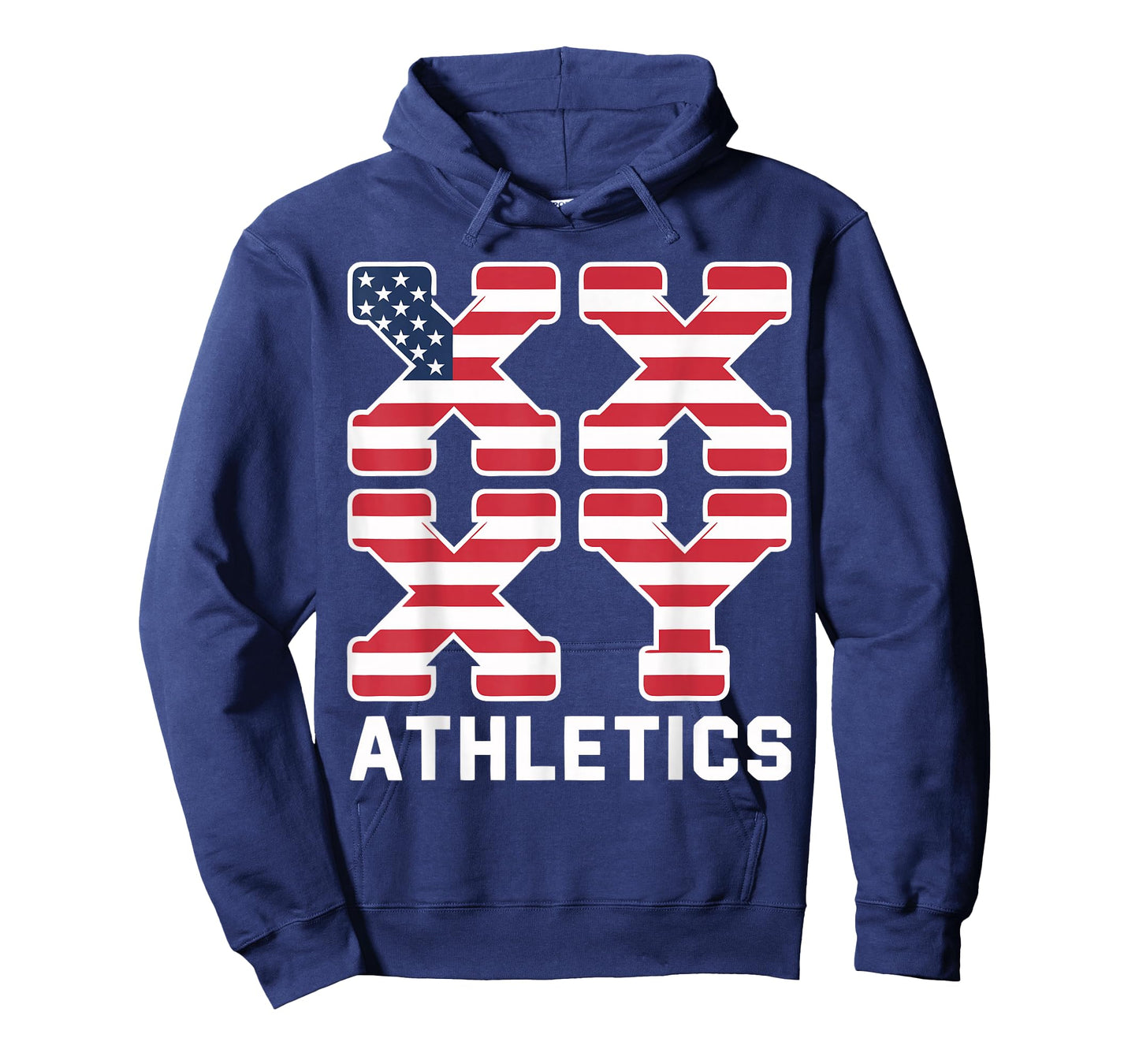 Gender Genetic American Flag XX XY Athletics T-Shirt