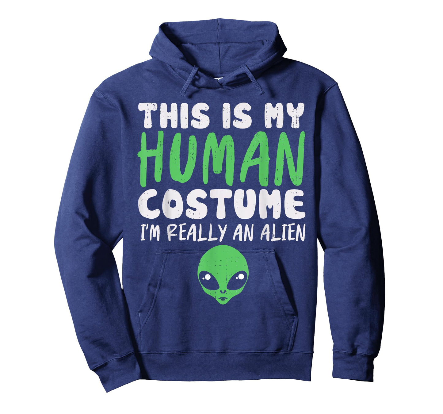 Spooky Human Costume I’m Alien Extraterrestrial Halloween T-Shirt
