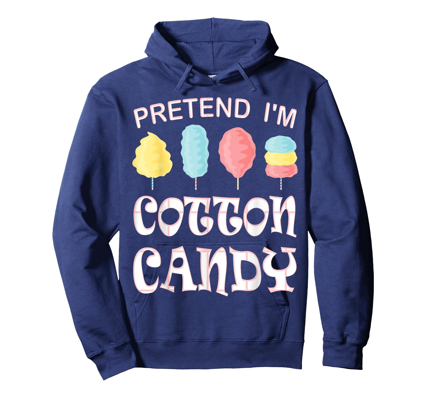 Pretend I'm Cotton Candy Halloween Costume T-Shirt