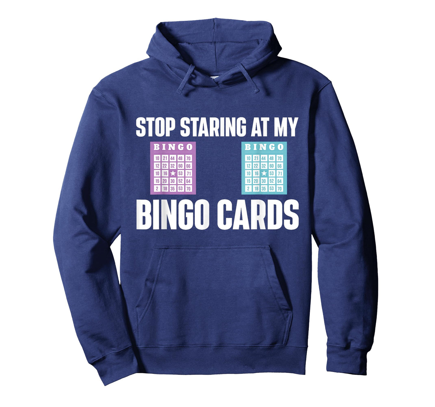 Stop Staring At My Bingo Cards Bingo Lover Gambler Gambling T-Shirt