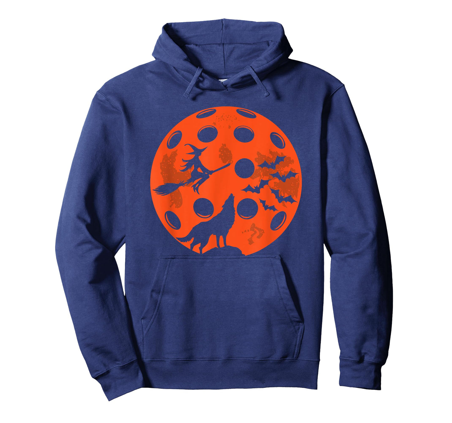 Halloween Pickleball Moon Spooky Graphic T-Shirt
