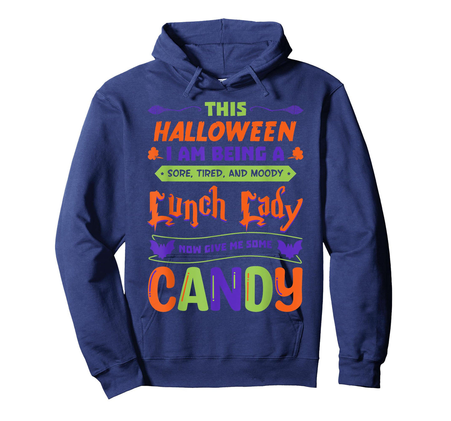 Lunch Lady Trick Or Treat Cafeteria Worker All Hallows' Eve T-Shirt
