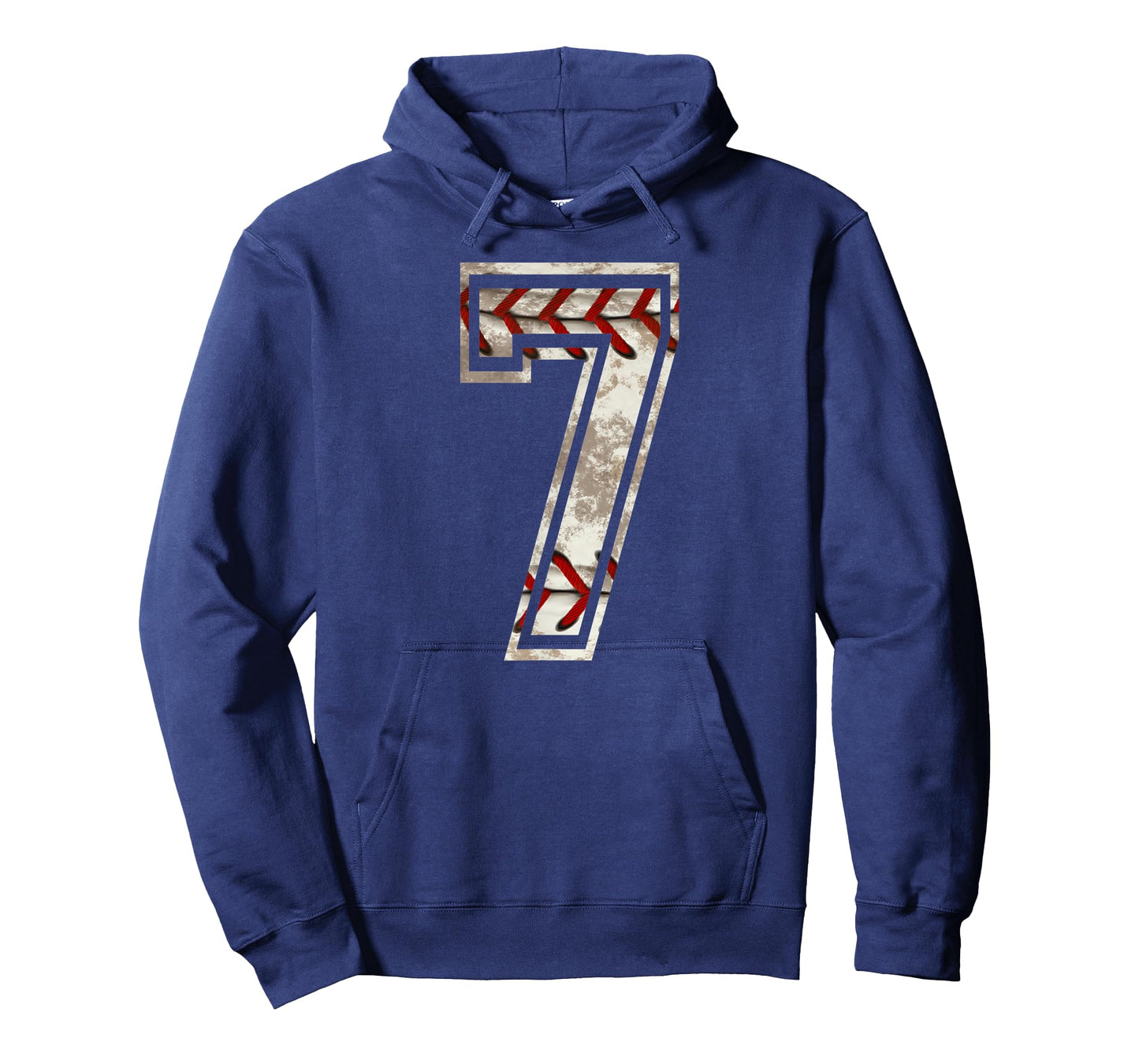 Baseball Jersey Number 7 Vintage Distressed T-shirt