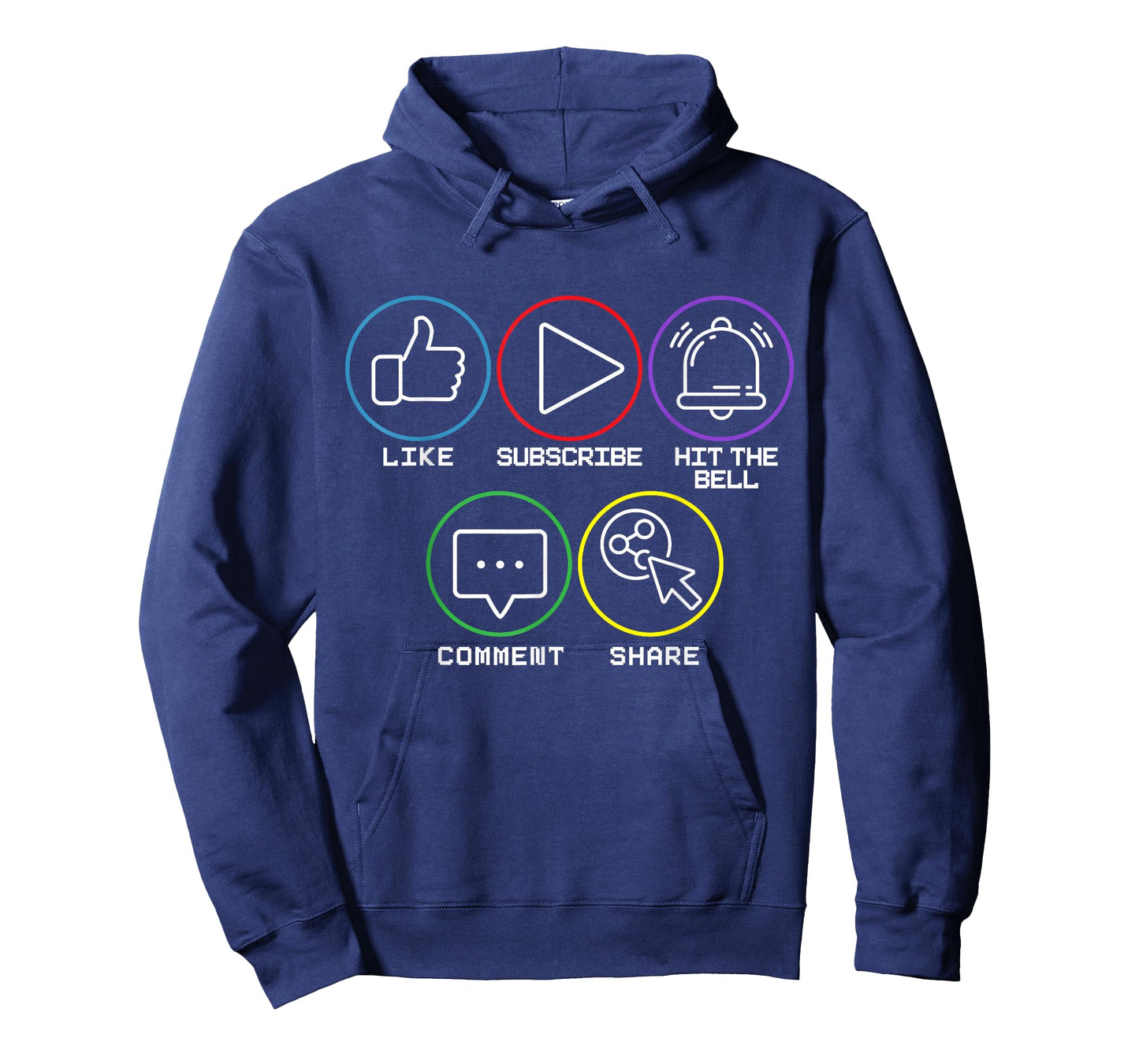 Like Subscribe Hit The Bell Comment Share Livestreaming T-Shirt