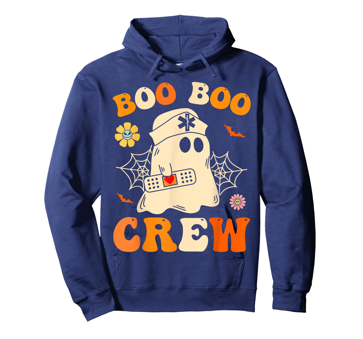 Boo Boo Crew Nurse Shirt Funny Ghost Retro Halloween Nurse T-Shirt