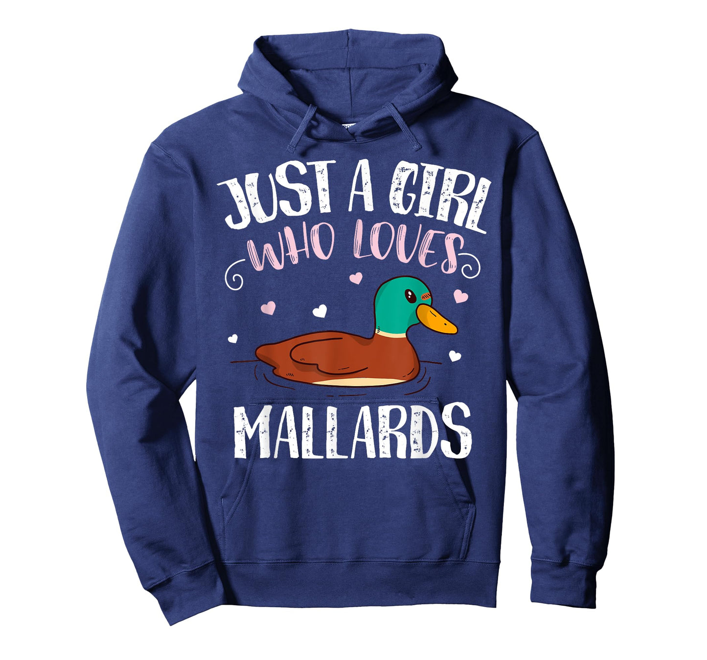 Just A Girl Who Loves Mallard Ducks – Funny Mallard Duck T-Shirt