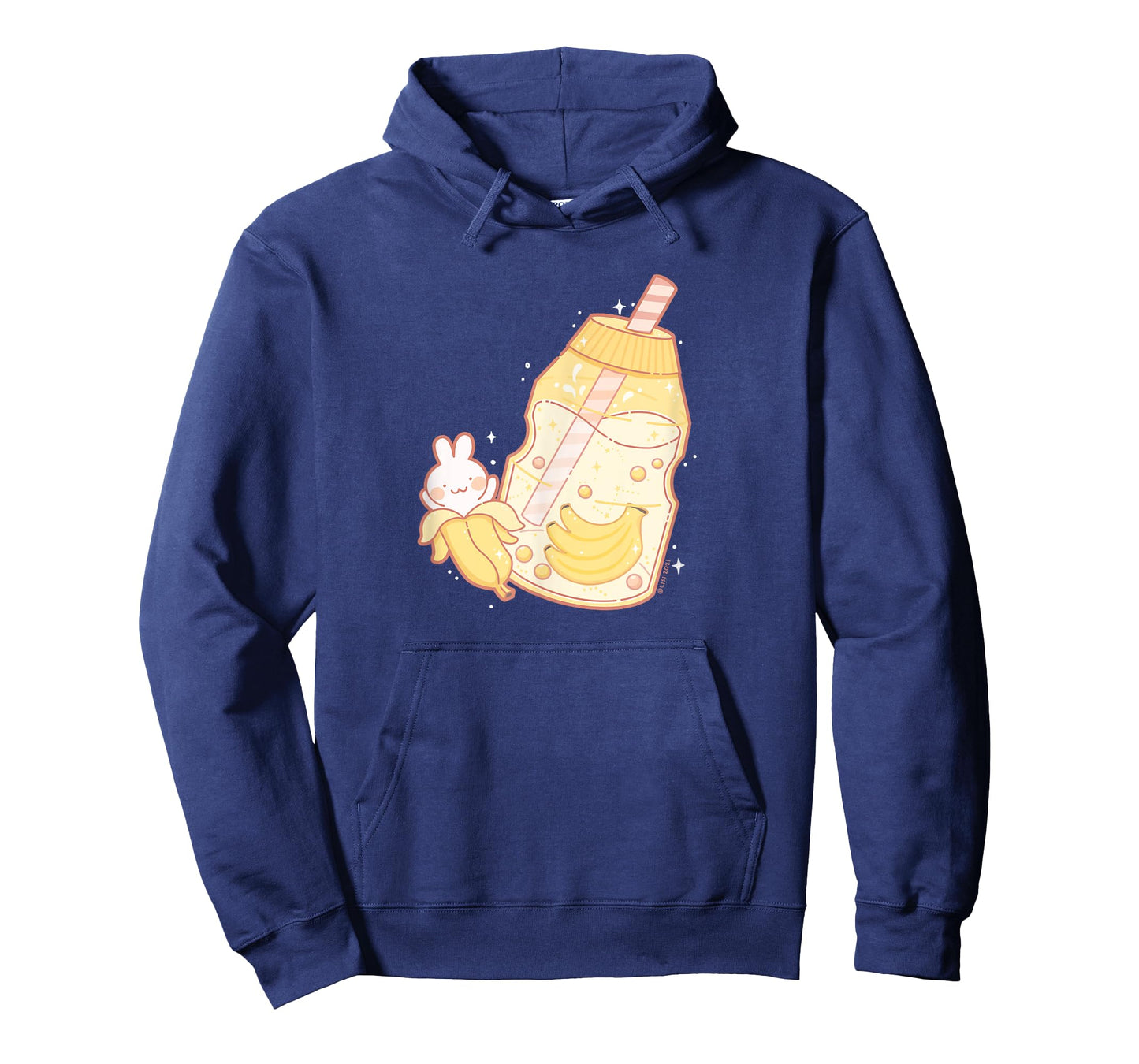 Banana Milk Drink Cute Bunny Kawaii Aesthetic T-Shirt