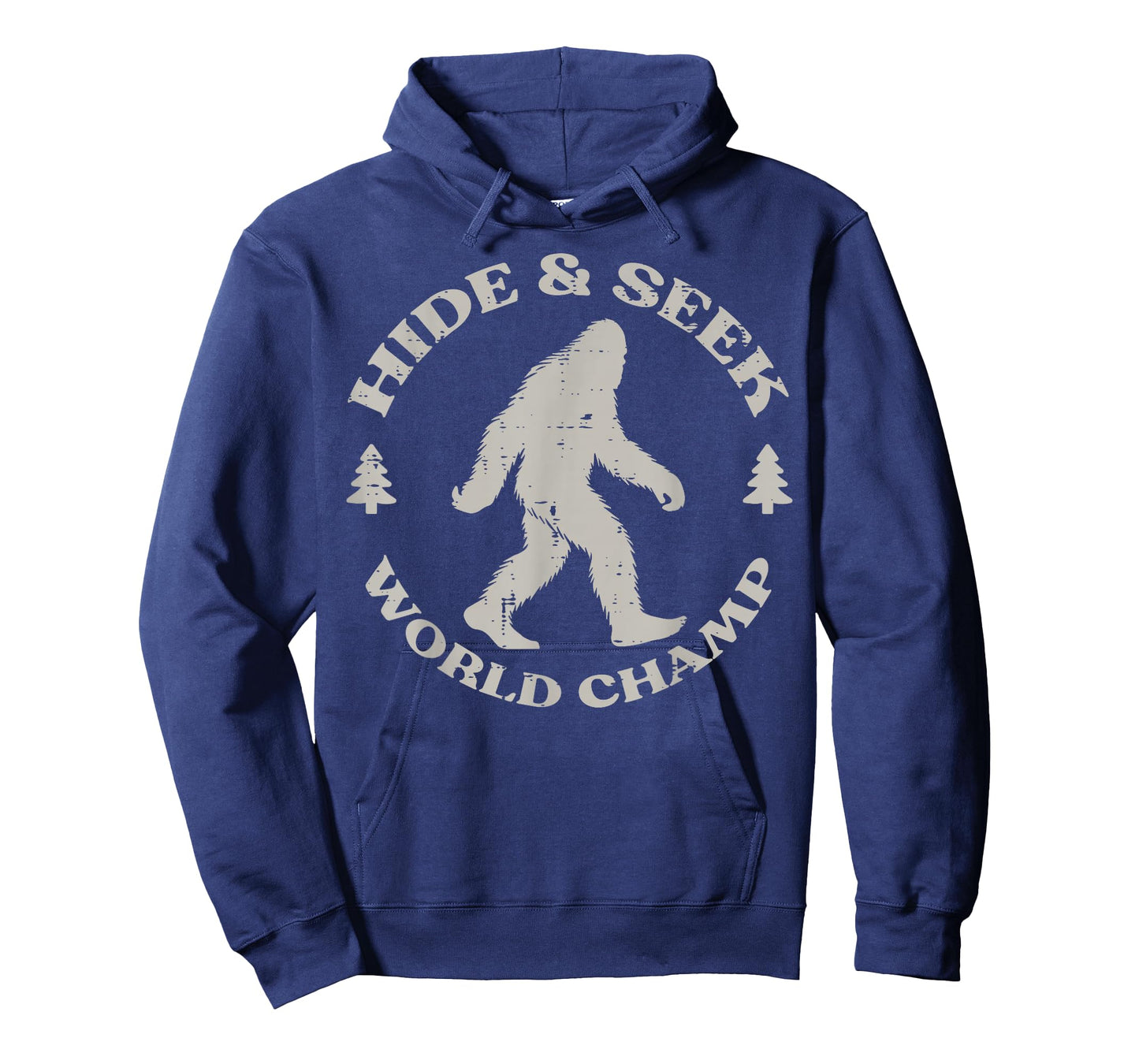 Bigfoot Hide Seek World Champ Funny Sasquatch Men Women Kids T-Shirt