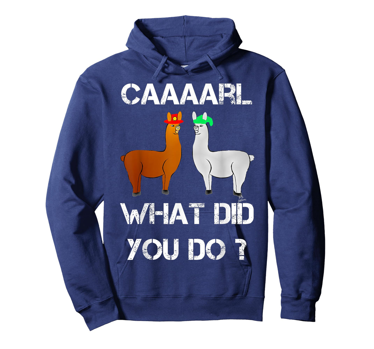 Lamas mit Hütts Karl was du dan? Funny Lama T-Shirt