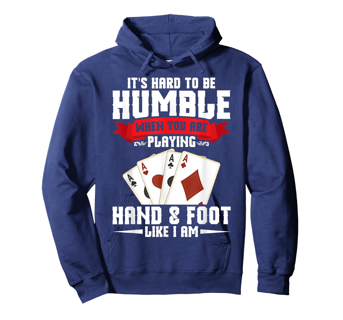 Hand and Foot Cards Set & Hand Foot Clothes Unisex-Adults, Unisex-Kids Black Small Modern Crew Collar Short Sleeve T-Shirt