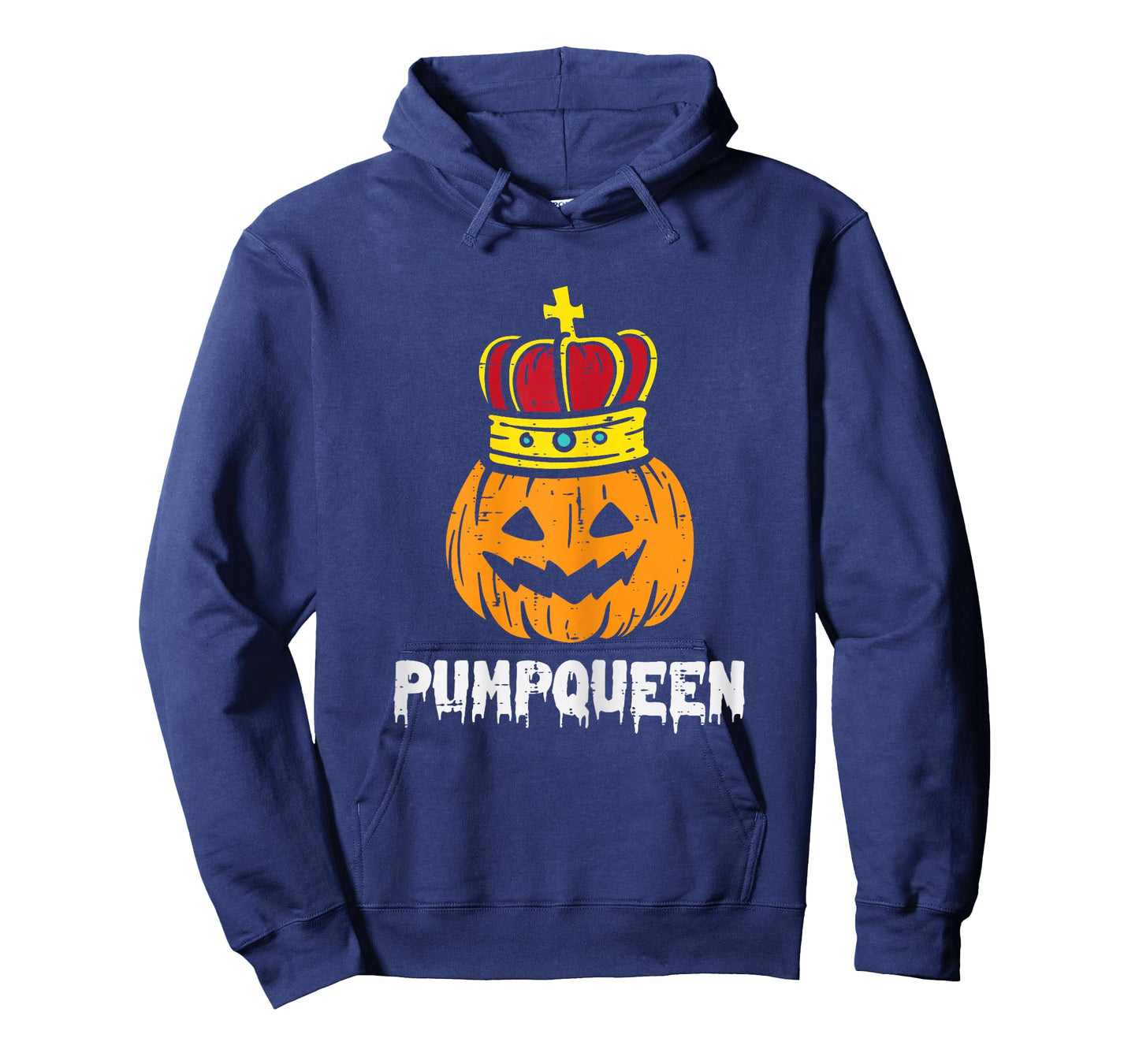 Pumpqueen Pumpkin Matching Halloween Couples Women Him Her T-Shirt
