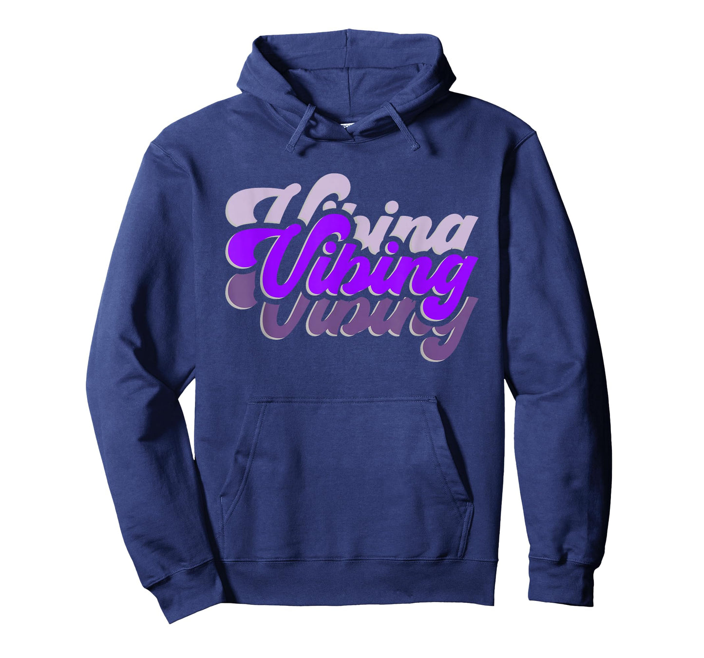 Purple Vibing Purple Vibes Color Graphic T-Shirt