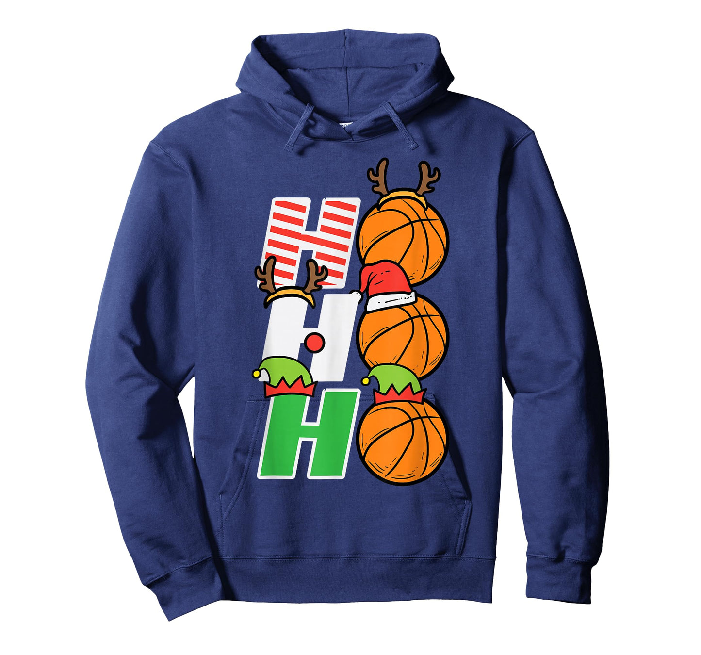 Christmas Basketball Ho Ho Ho Xmas Sports Men Boys Kids T-Shirt
