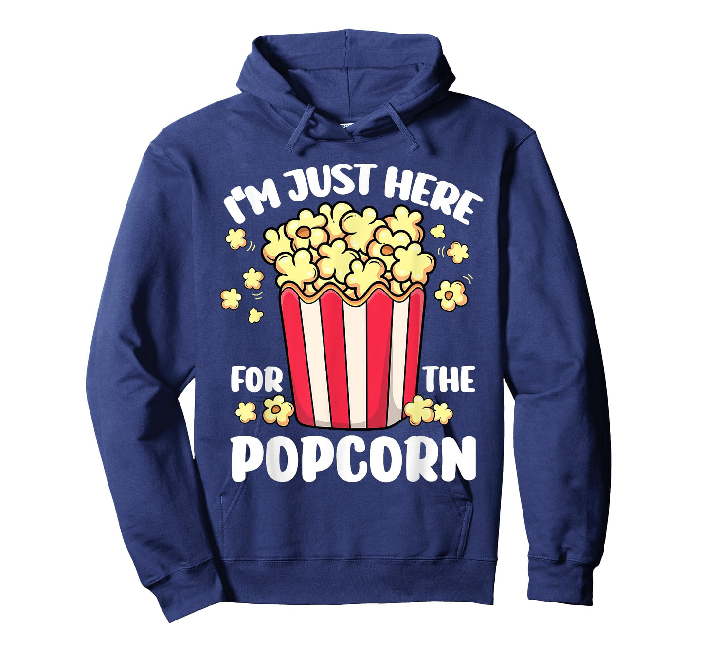 Funny I'm Just Here for the Popcorn Circus Movie Theater T-Shirt