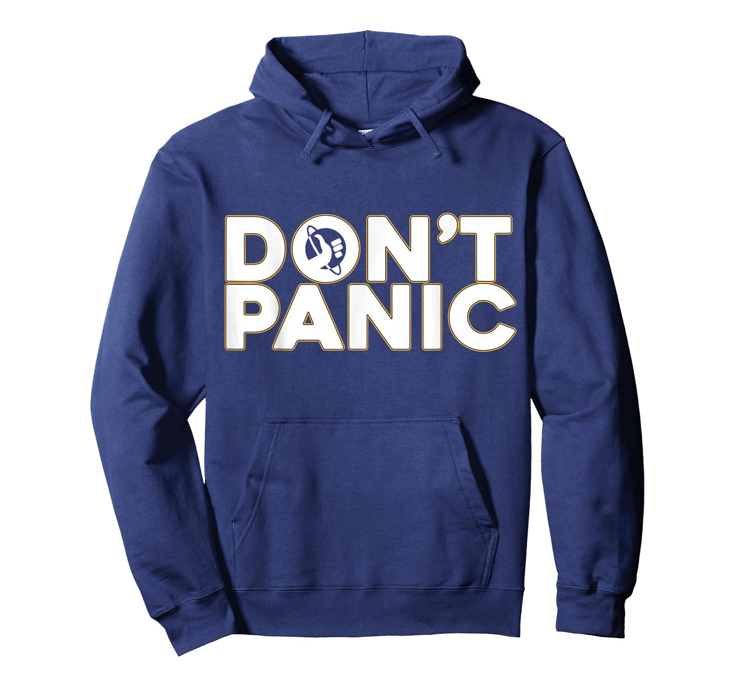 Don't Panic 42 Vintage Shirts Black Unisex-Adults T-Shirt Small Modern Casual T-Shirt