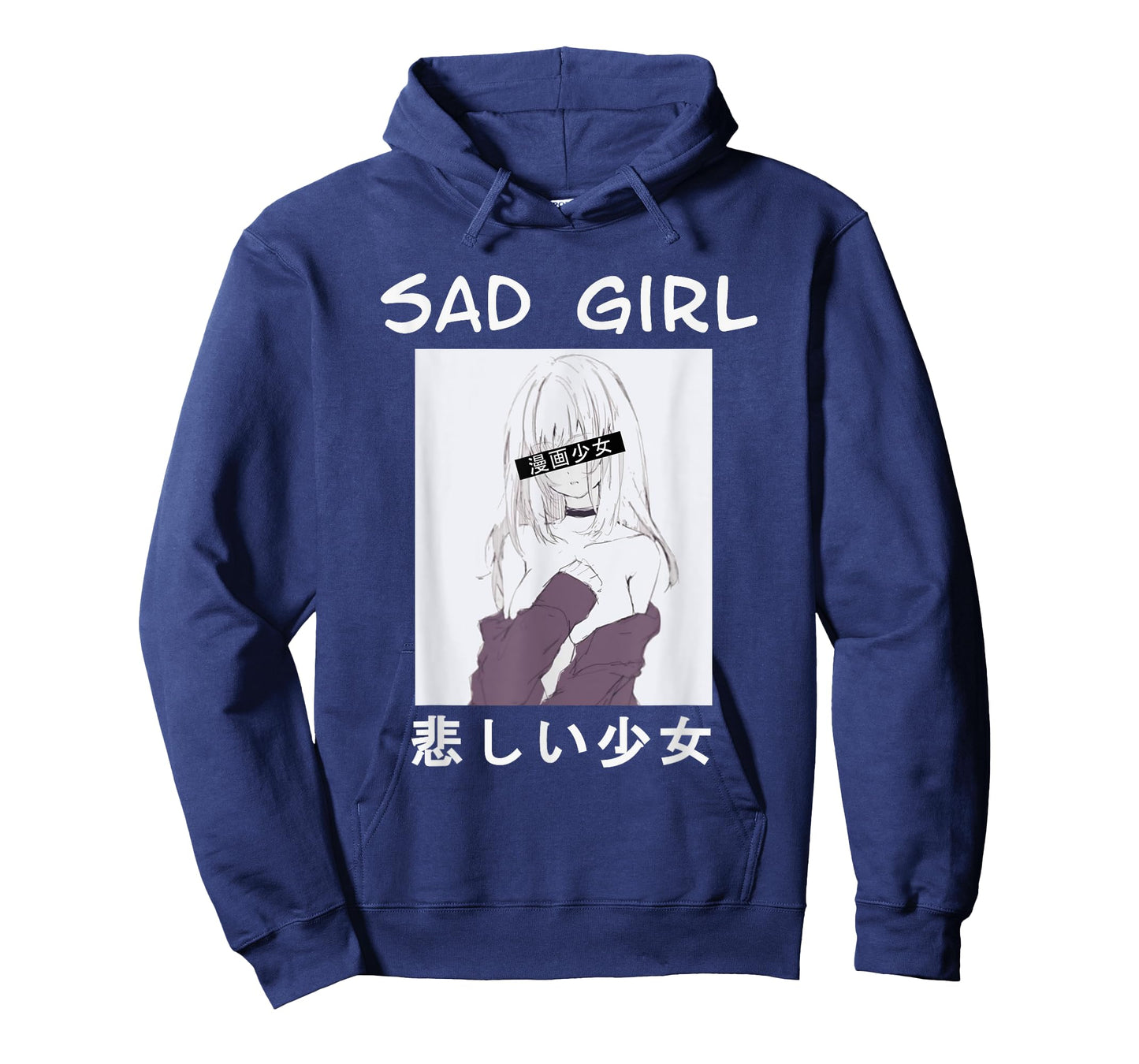 Perfect pretty japanese manga girl sad girl T-Shirt