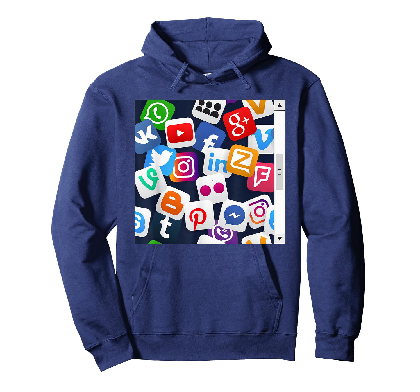 Social Media Feed Graphic Funny Teen Halloween Costume T-Shirt