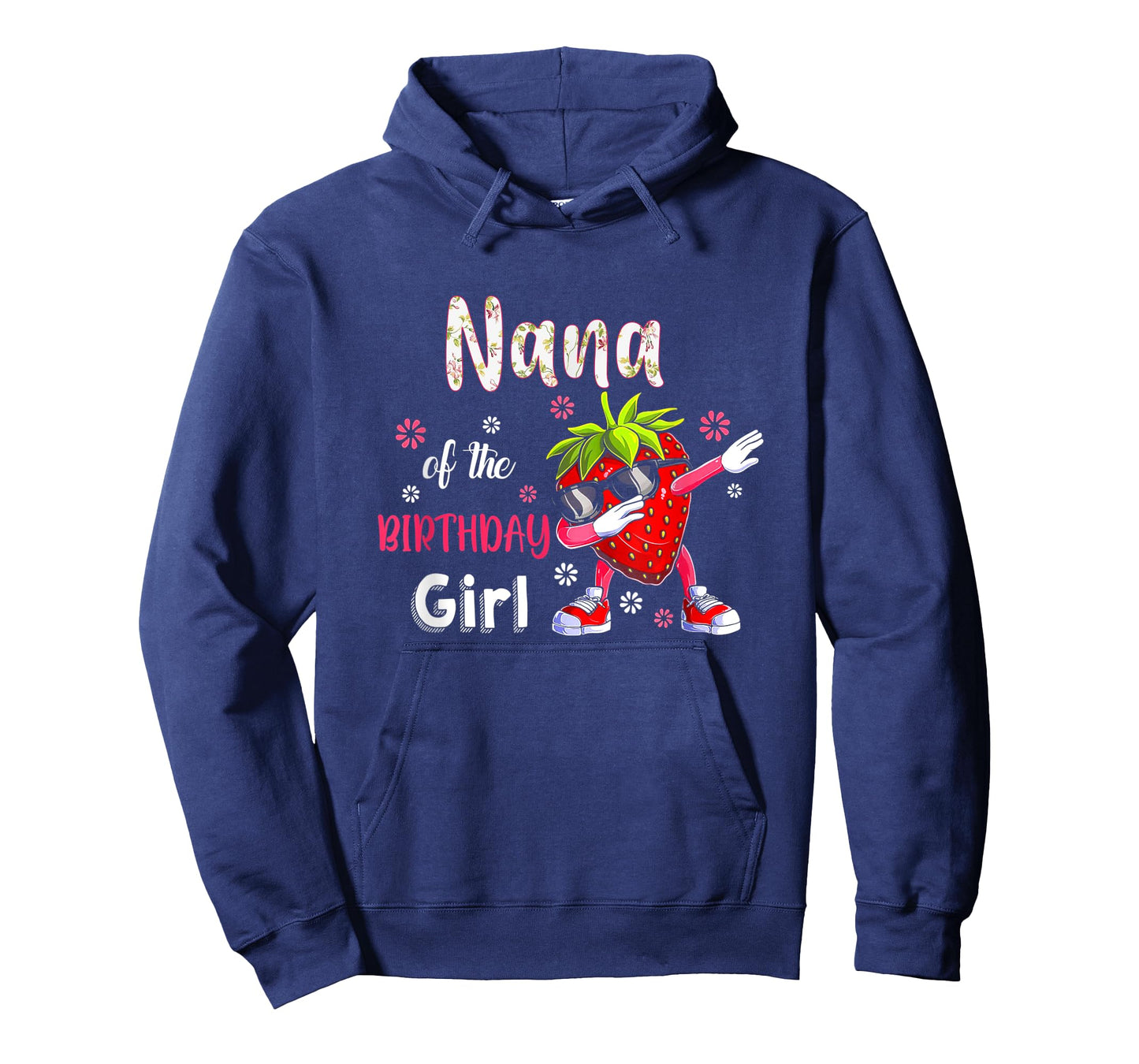 Fruit Lovers Nana of the Birthday Girl Strawberry T-Shirt