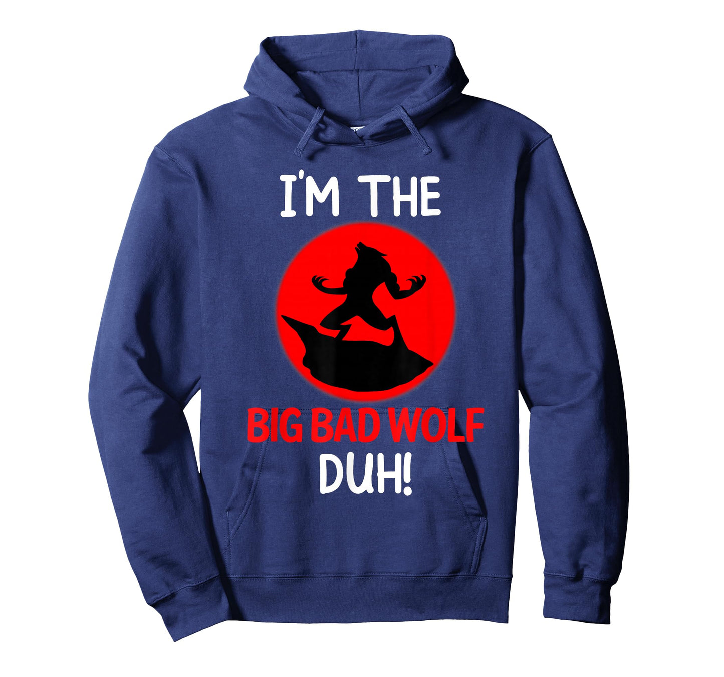 I'm The Bad Wolf Duh Costume Funny DIY Halloween Party T-Shirt