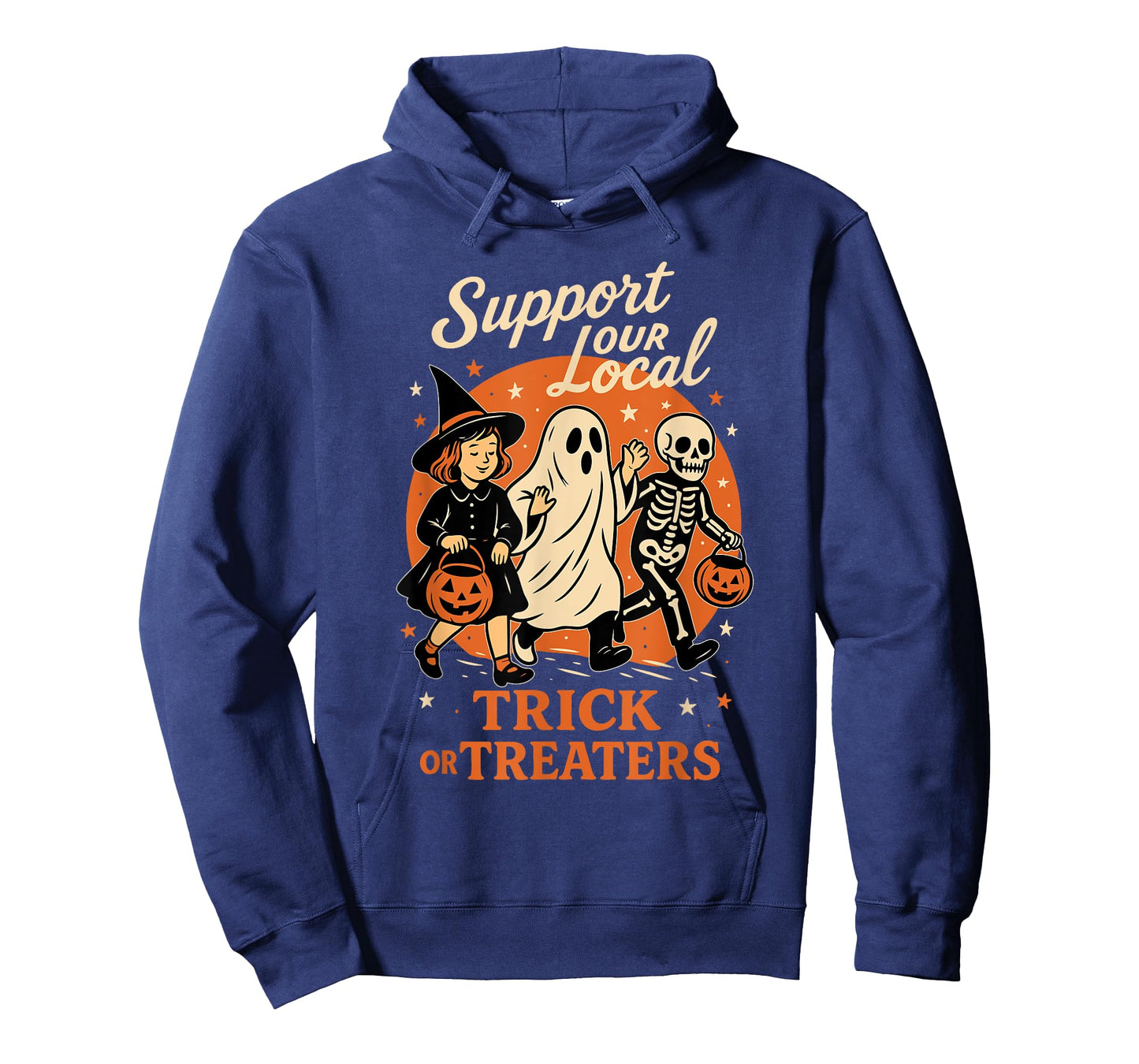 Retro Support Your Local Trick or Treaters Halloween Costume T-Shirt