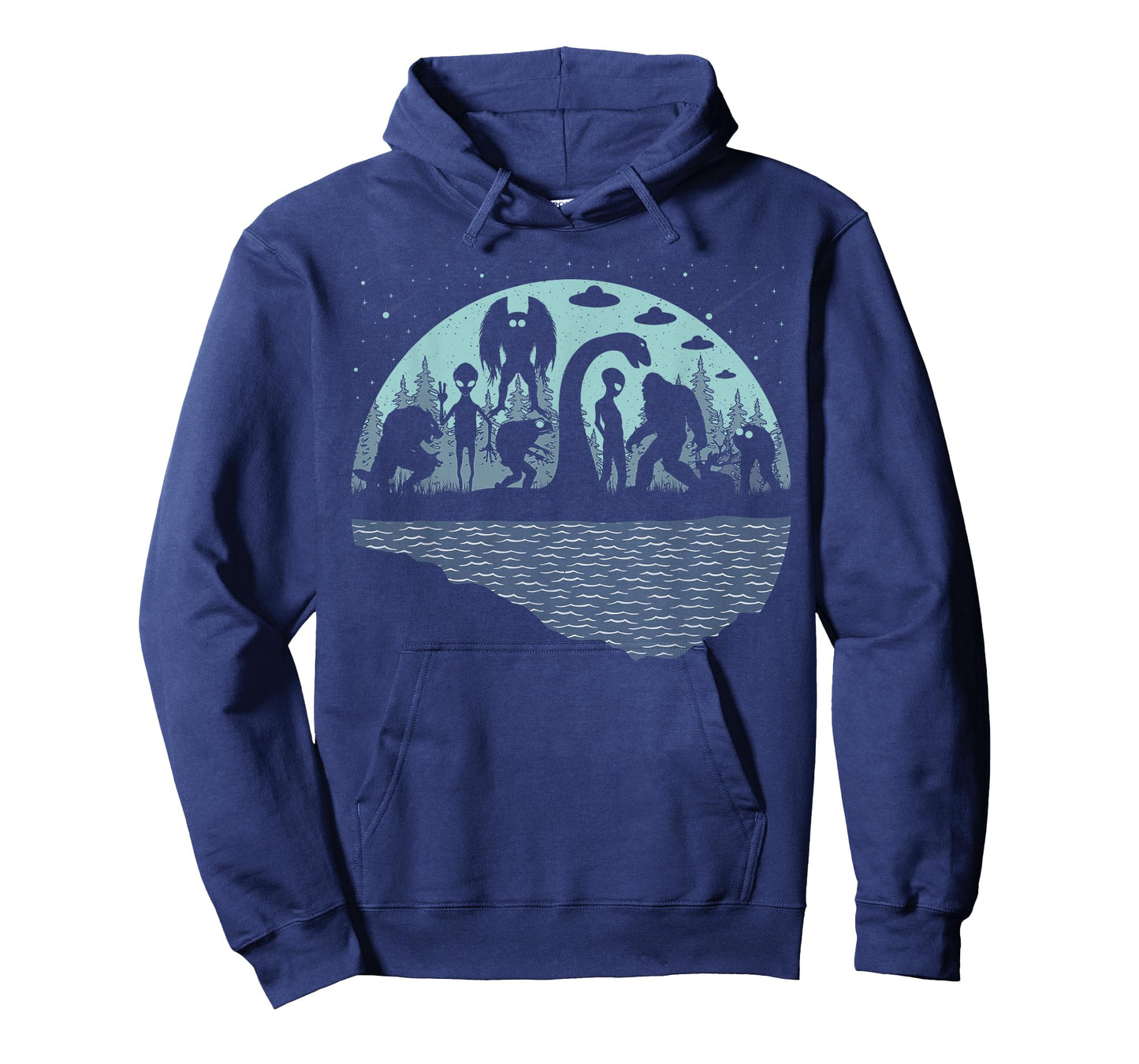 Bigfoot Loch Ness Monster Mothman And Aliens! Funny Cryptid T-Shirt