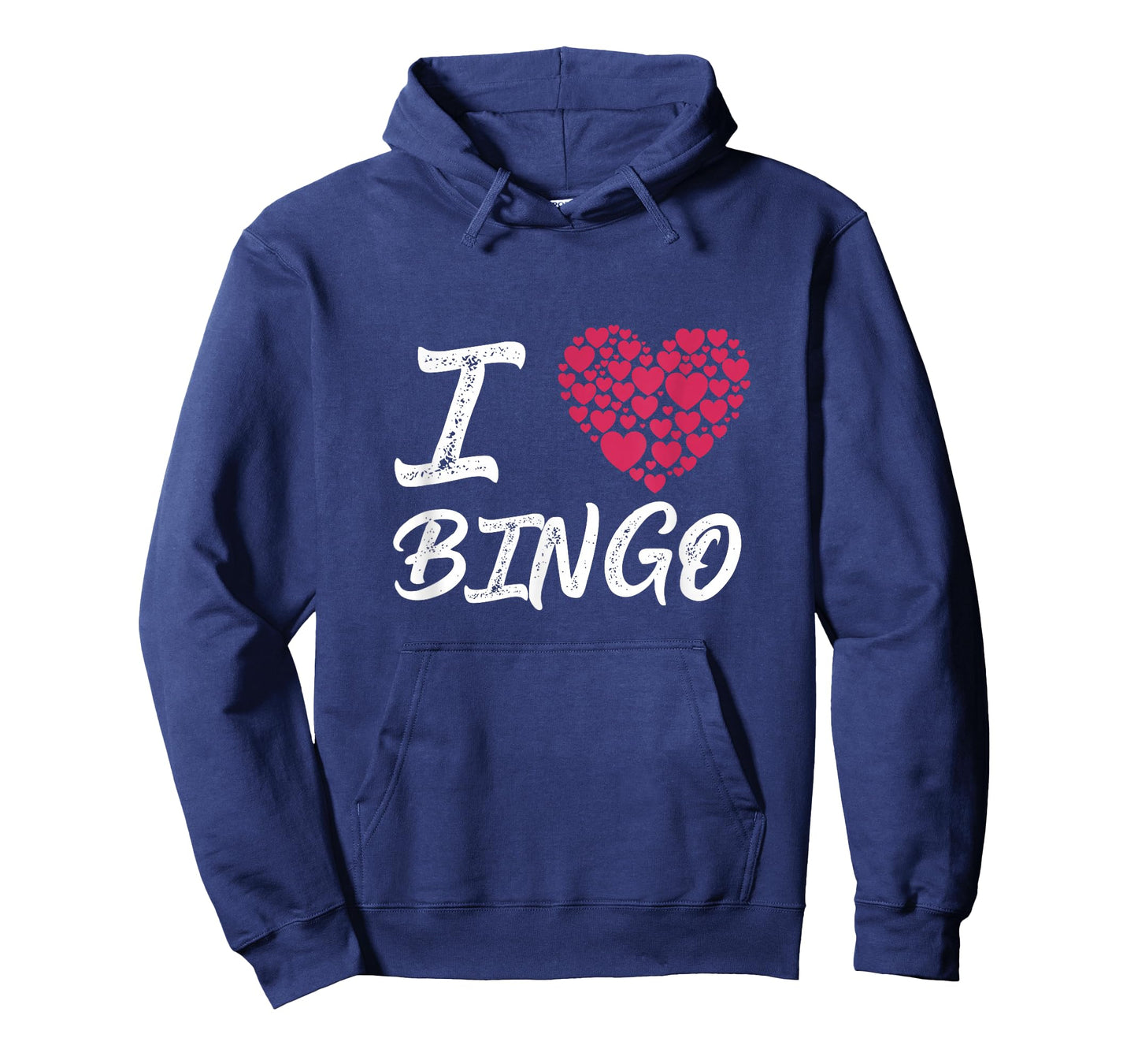 I Love Bingo Heart Player Gambling Lottery Game T-Shirt