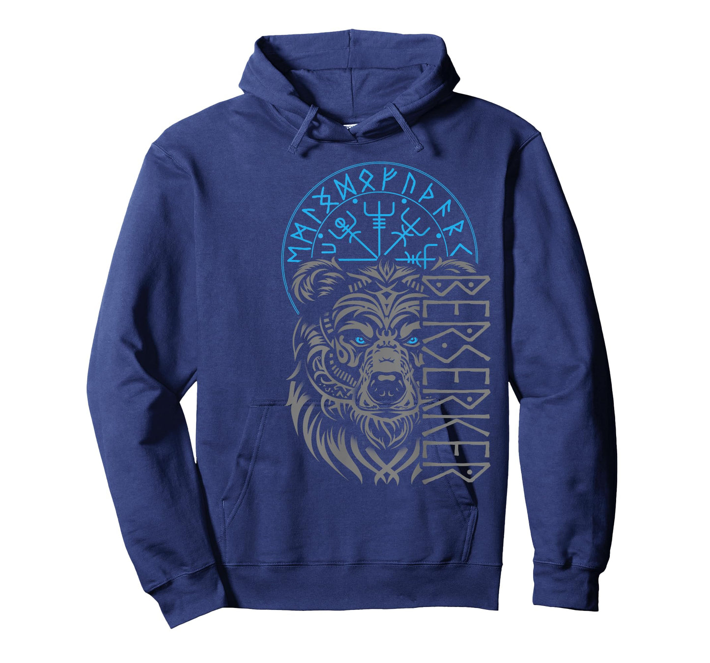 Berserker & Viking Compass - Norse Bear Design T-Shirt