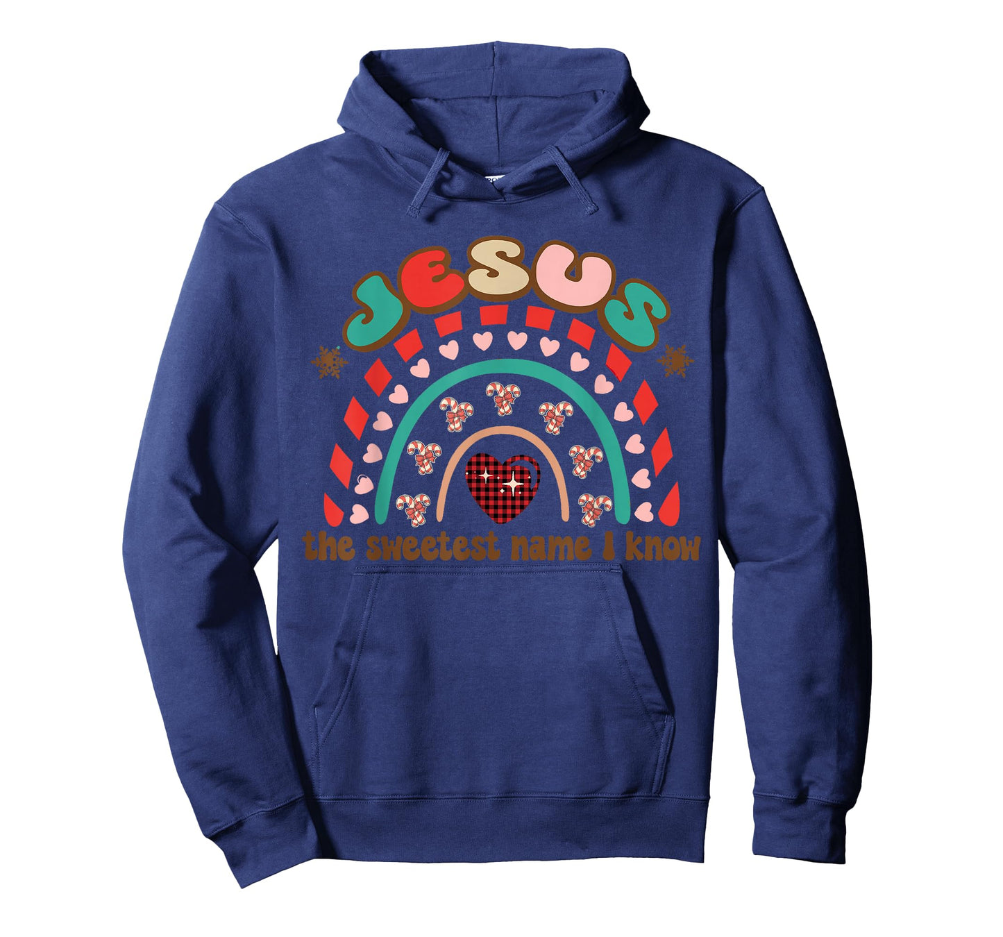 Jesus The Sweetest Name I Know, Retro Xmas Candy Rainbow T-Shirt