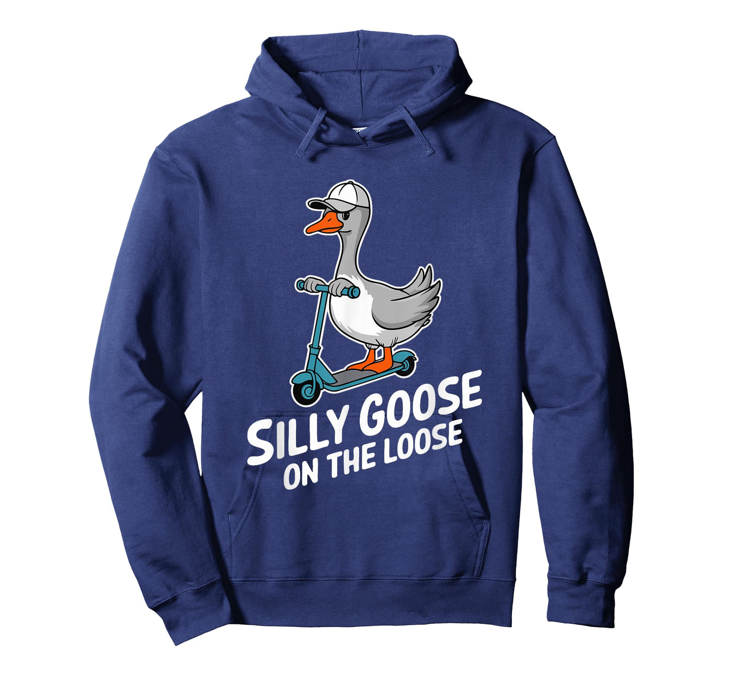 Funny Scooter Silly Goose on the loose Bird Animal Quirky T-Shirt
