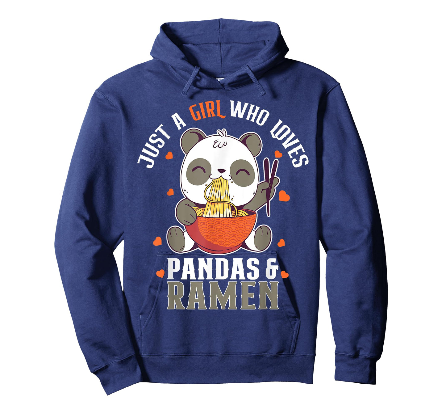 Cute Panda Just A Girl Who Loves Pandas and Ramen T-Shirt