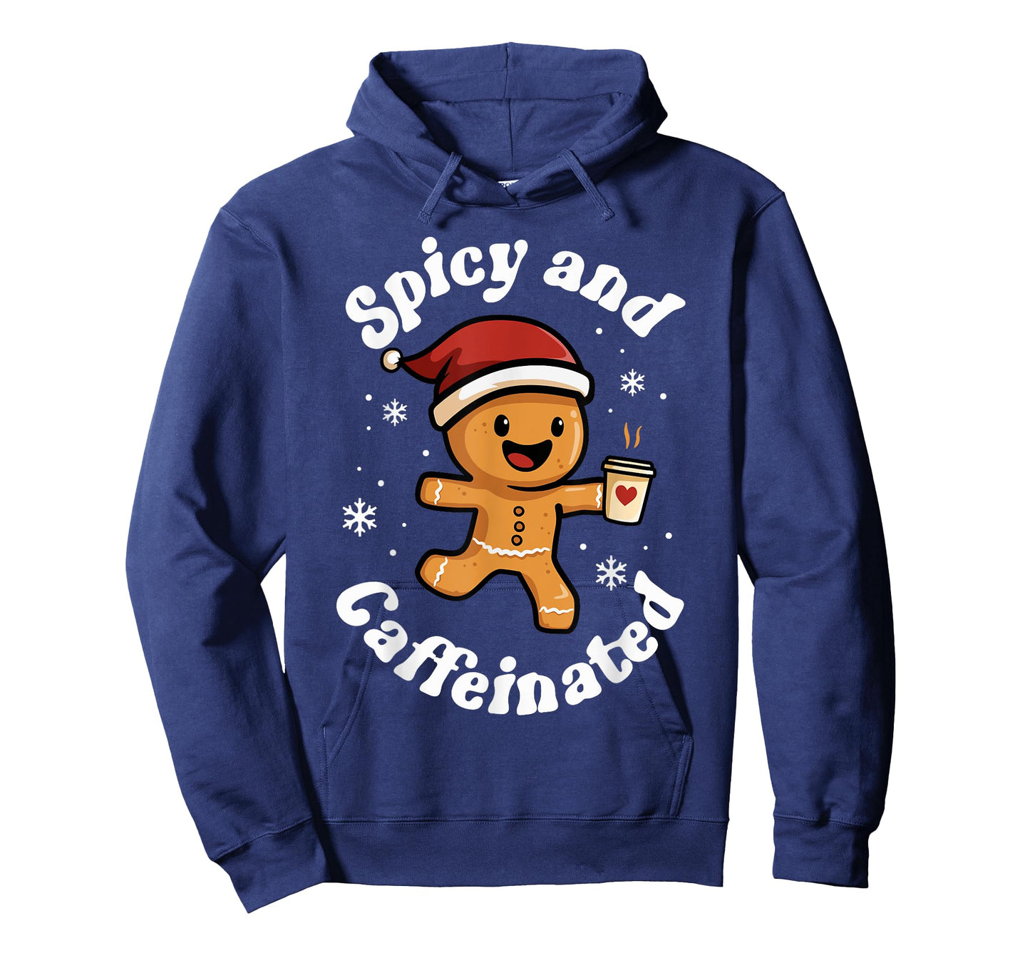 Spicy and Caffeinated Coffee Women Gingerbread Christmas T-Shirt