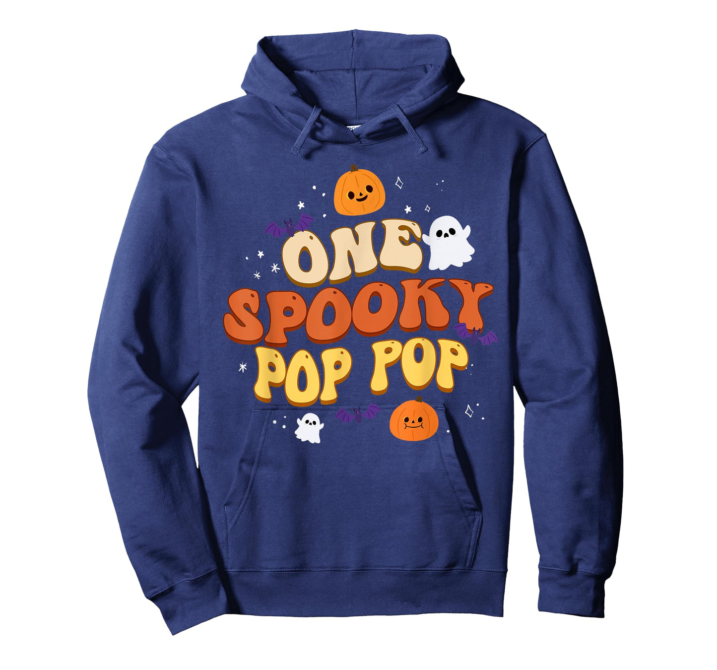 One Spooky Pop Pop Boo Halloween Cute Family Matching Group T-Shirt